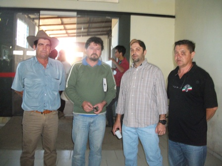 Osvaldo, prefeito Luizinho Vosniak, Leandro e Aguinaldo