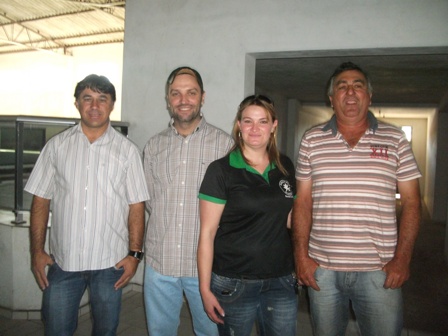 Vereador Cal, Leandro, Adrieli e Esmael Lacerda